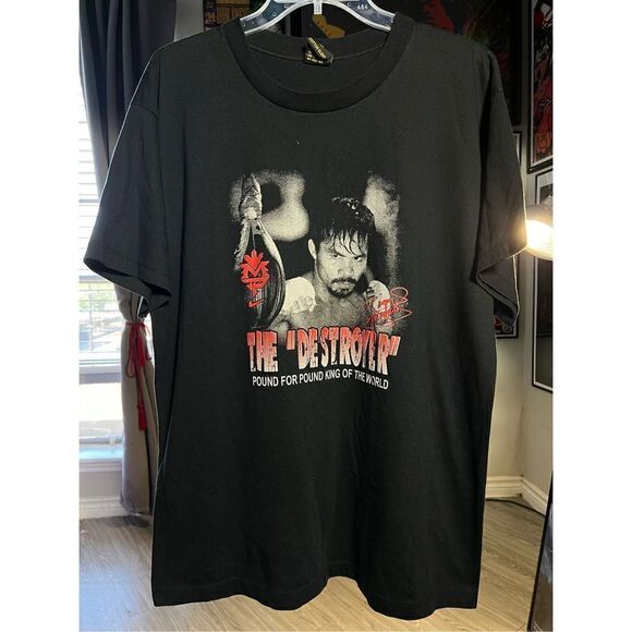 Y2K Manny Pacquiao The Destroyer Tee - Picture 1 of 7